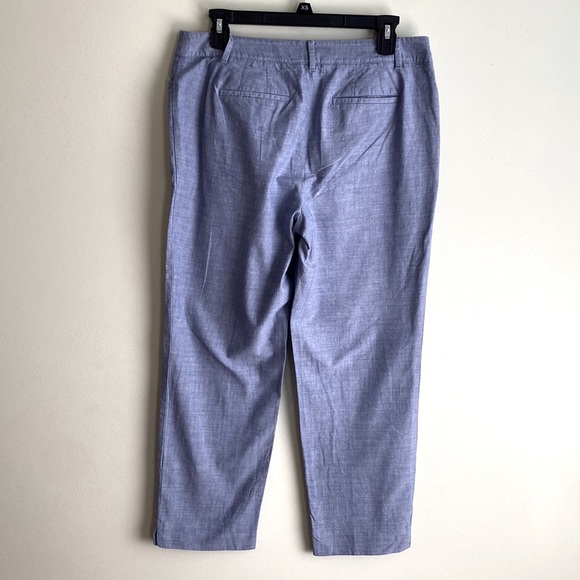 Talbots Perfect Crop 100 Percent Cotton Pants - Picture 3 of 5